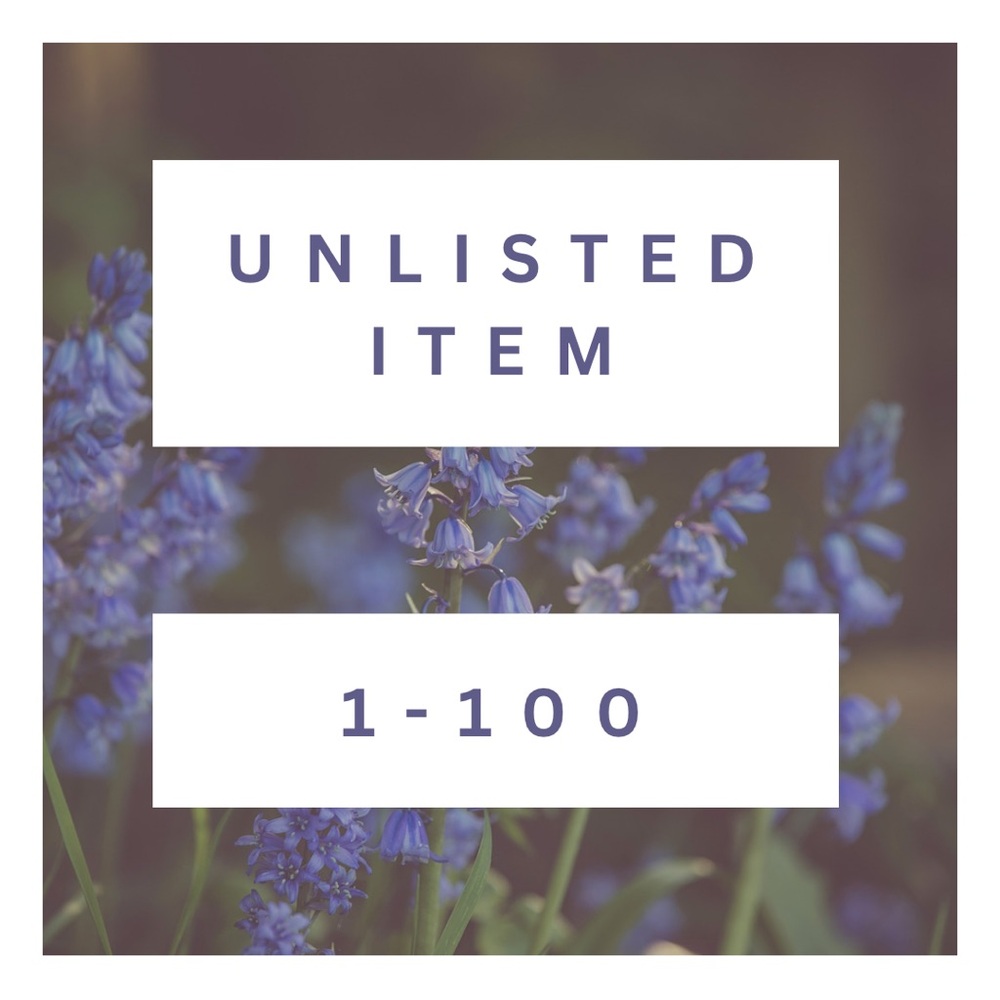 UNLISTED ITEM